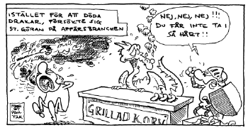 [S:t G�ran och draken har gemensam business]