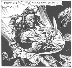 [Ruta fr�n Hiltunens f�rsta Praedor-album.]