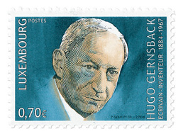 [Frim�rke med Hugo gernsback.]