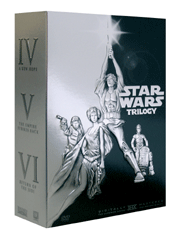 [Star Wars Trilogy-boxen.]